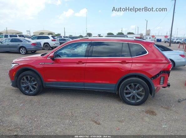 3VV3B7AX9NM125418 2022 VOLKSWAGEN TIGUAN Red 