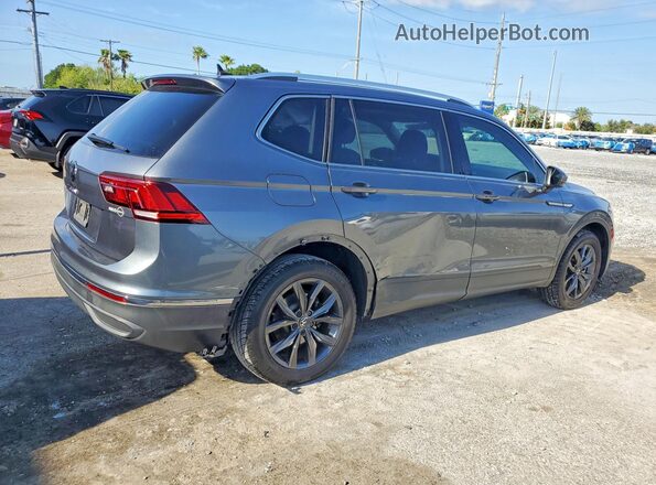 3VV3B7AX9NM125970 2022 VOLKSWAGEN TIGUAN Gray Задня права чверть