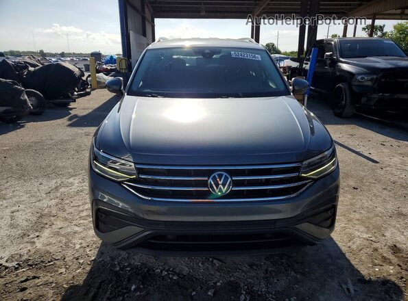 3VV3B7AX9NM125970 2022 VOLKSWAGEN TIGUAN Gray Вид спереду
