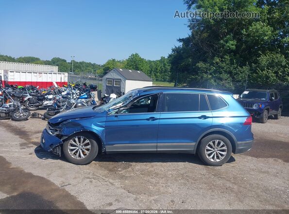 3VV3B7AXXJM039335 2018 VOLKSWAGEN TIGUAN Light Blue Панорамный вид салона 360°