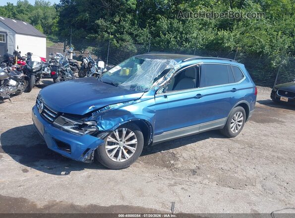3VV3B7AXXJM039335 2018 VOLKSWAGEN TIGUAN Light Blue 