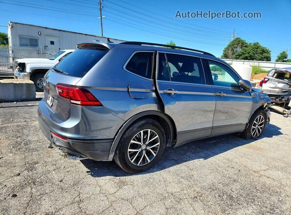 3VV3B7AXXKM081876 2019 VOLKSWAGEN TIGUAN Серый Задняя правая четверть