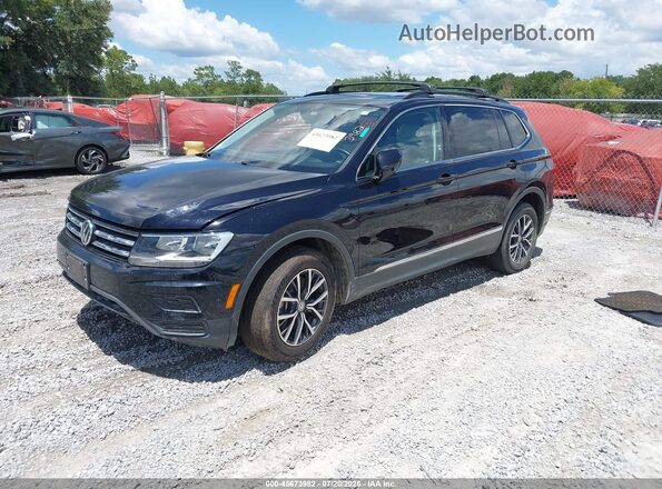 3VV3B7AXXLM152804 2020 VOLKSWAGEN TIGUAN Black Առջևի ձախ երեք քառորդ տեսարան