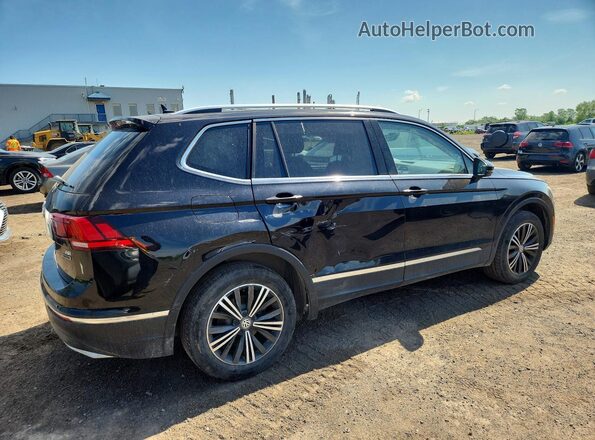 3VV4B7AX0JM185604 2018 VOLKSWAGEN TIGUAN Черный Задняя правая четверть