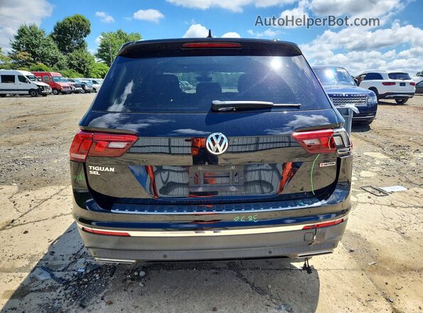 3VV4B7AX1KM032229 2019 VOLKSWAGEN TIGUAN Black Вид ззаду