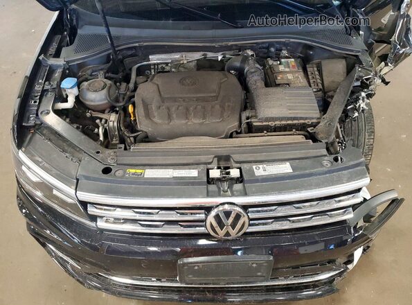 3VV4B7AX1KM127681 2019 VOLKSWAGEN TIGUAN Black Vista del compartimento del motor