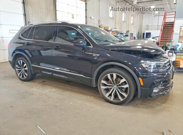 3VV4B7AX1KM127681 2019 VOLKSWAGEN TIGUAN Black Delantero derecho