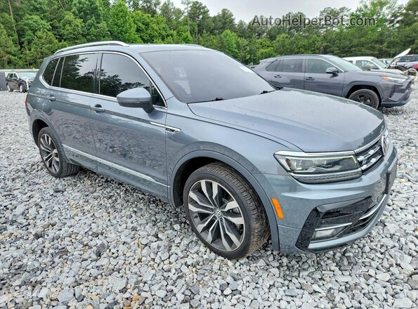 3VV4B7AX1MM109538 2021 VOLKSWAGEN TIGUAN Gray Przód prawy