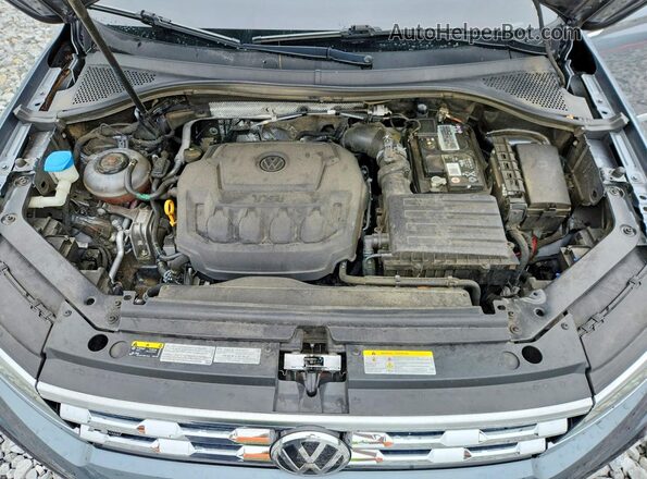 3VV4B7AX1MM109538 2021 VOLKSWAGEN TIGUAN Gray Widok wnętrza z tyłu