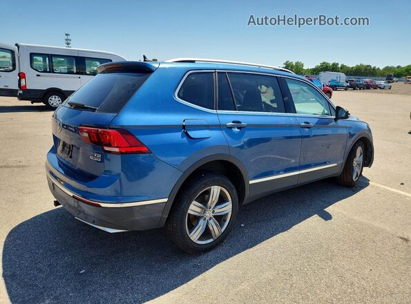 3VV4B7AX2JM174782 2018 VOLKSWAGEN TIGUAN Blue Tył prawy