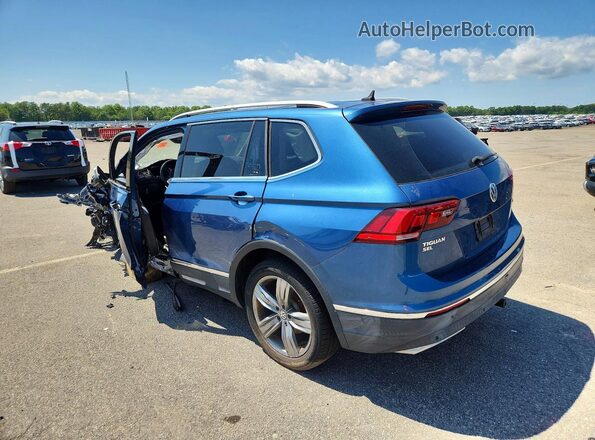 3VV4B7AX2JM174782 2018 VOLKSWAGEN TIGUAN Blue Tył lewy