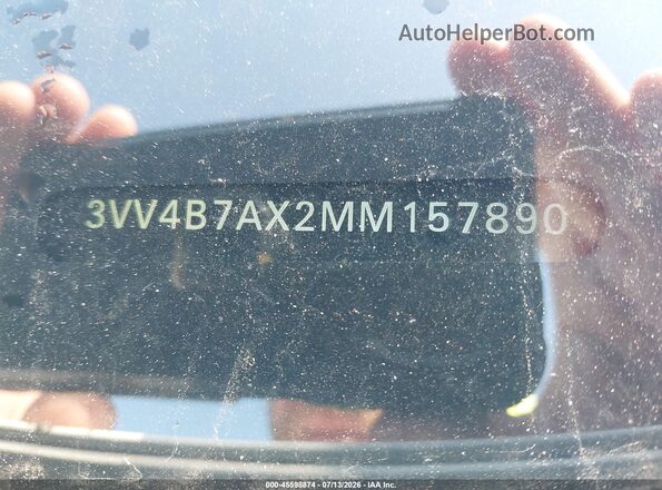 3VV4B7AX2MM157890 2021 VOLKSWAGEN TIGUAN White ძრავის განყოფილების ხედი