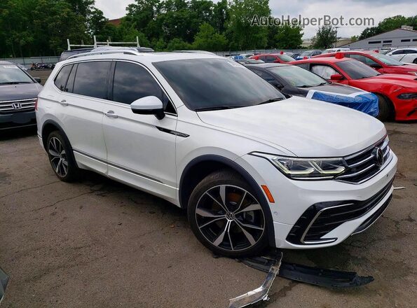3VV4B7AX3NM164378 2022 VOLKSWAGEN TIGUAN White Передня права чверть