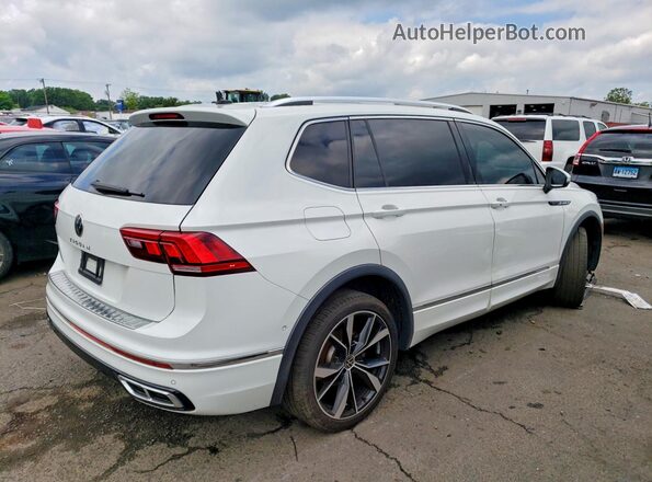 3VV4B7AX3NM164378 2022 VOLKSWAGEN TIGUAN White Задня права чверть