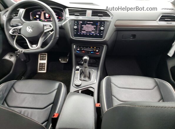 3VV4B7AX3NM164378 2022 VOLKSWAGEN TIGUAN White Вид панелі приладів