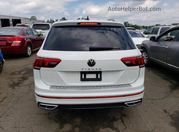3VV4B7AX3NM164378 2022 VOLKSWAGEN TIGUAN White Вид ззаду