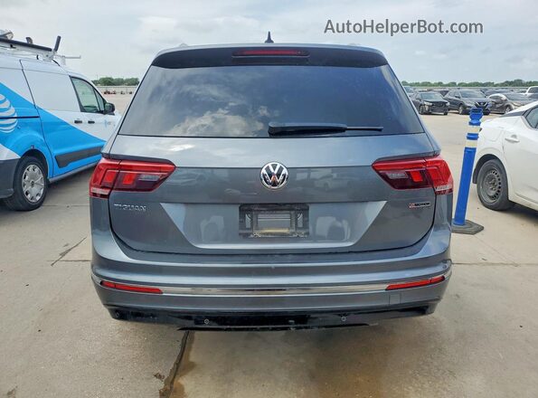 3VV4B7AX6LM073229 2020 VOLKSWAGEN TIGUAN Gray Rear view