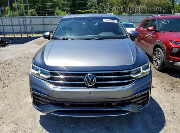 3VV4B7AX7NM086493 2022 VOLKSWAGEN TIGUAN Gray Widok z przodu