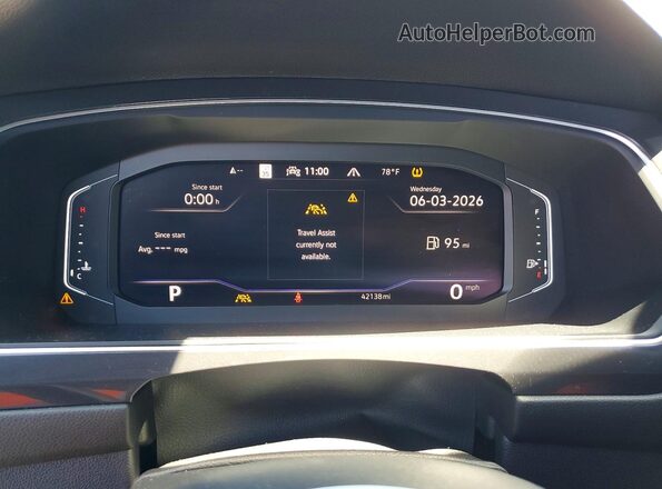 3VV4B7AX7NM086493 2022 VOLKSWAGEN TIGUAN Gray Widok zestawu wskaźników