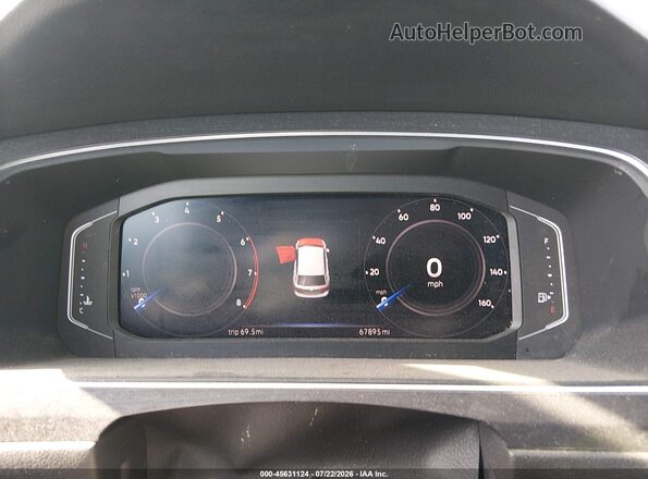3VV4B7AX9LM148392 2020 VOLKSWAGEN TIGUAN Gray Vista de los asientos traseros