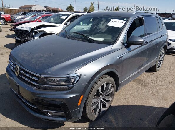 3VV4B7AX9LM148392 2020 VOLKSWAGEN TIGUAN Gray Vista tres cuartos delantera izquierda