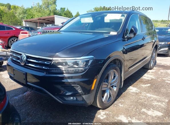 3VV5B7AX0JM116657 2018 VOLKSWAGEN TIGUAN Черный Передняя левая четверть
