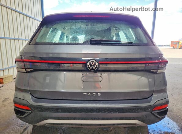 3VV5C7B21TM015307 2026 VOLKSWAGEN TAOS Gray Widok z tyłu