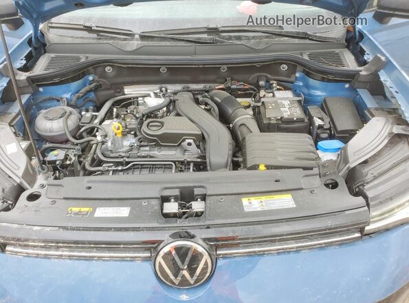 3VV5C7B29SM078220 2025 VOLKSWAGEN TAOS Blue Widok wnętrza z tyłu
