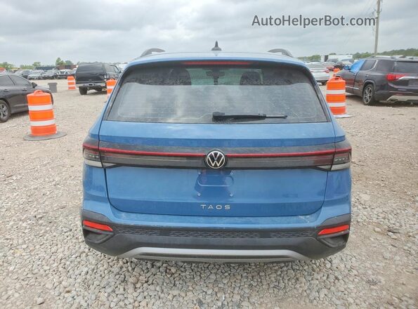 3VV5C7B29SM078220 2025 VOLKSWAGEN TAOS Blue Widok z tyłu