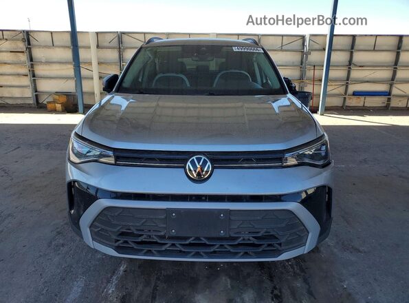3VV5C7B2XSM007396 2025 VOLKSWAGEN TAOS Silver Widok z przodu