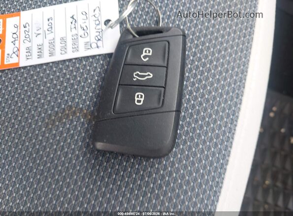 3VV5C7B2XSM024554 2025 VOLKSWAGEN TAOS White Вид панелі приладів