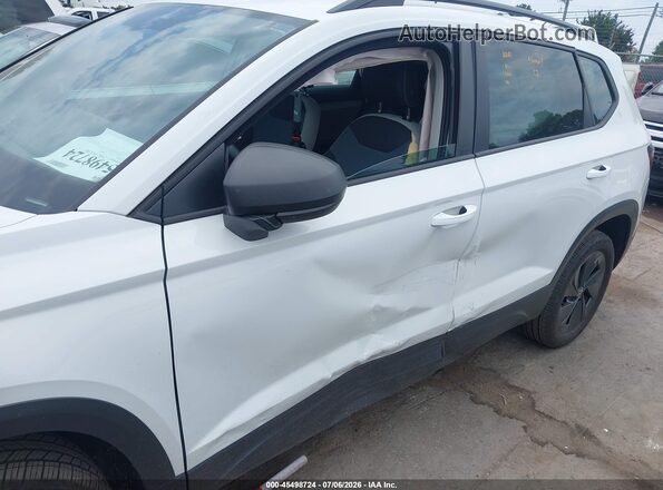 3VV5C7B2XSM024554 2025 VOLKSWAGEN TAOS White Вид спереду