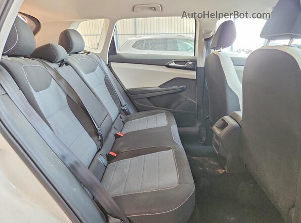 3VV5C7B2XSM033478 2025 VOLKSWAGEN TAOS White Widok wnętrza z tyłu