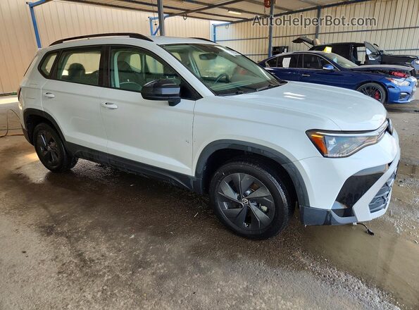 3VV5C7B2XSM033478 2025 VOLKSWAGEN TAOS White Przód prawy