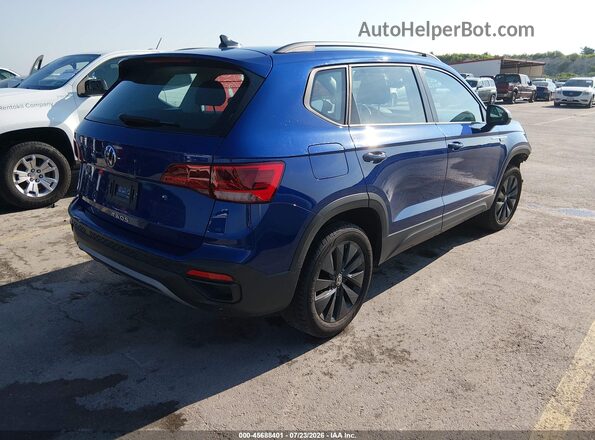 3VV5X7B21RM099383 2024 VOLKSWAGEN TAOS Blue უკანა მარჯვენა
