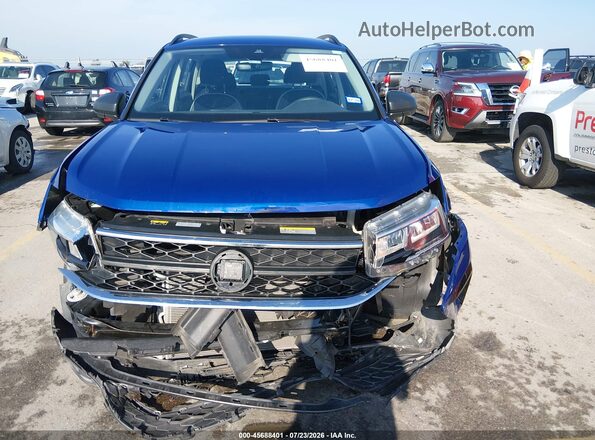 3VV5X7B21RM099383 2024 VOLKSWAGEN TAOS Blue უკანა სალონის ხედი