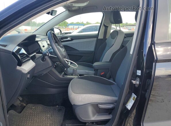 3VV5X7B21RM115372 2024 VOLKSWAGEN TAOS Black Widok wnętrza z przodu
