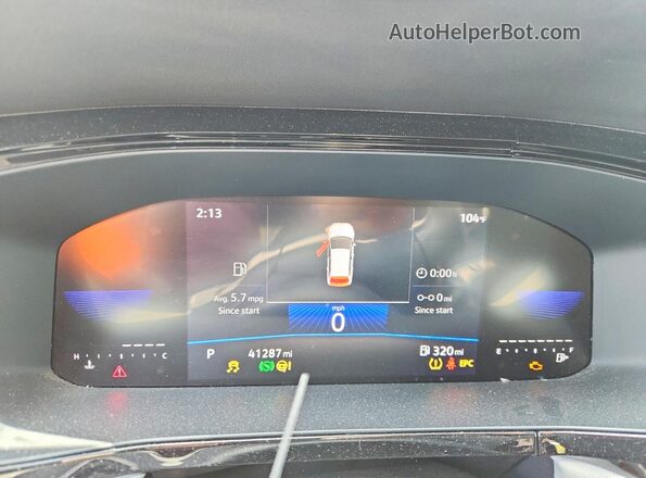 3VV5X7B28RM058071 2024 VOLKSWAGEN TAOS White Instrument cluster view
