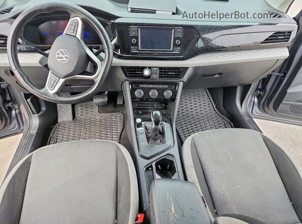 3VV5X7B2XRM123731 2024 VOLKSWAGEN TAOS Blue Առջևի վահանակի տեսք
