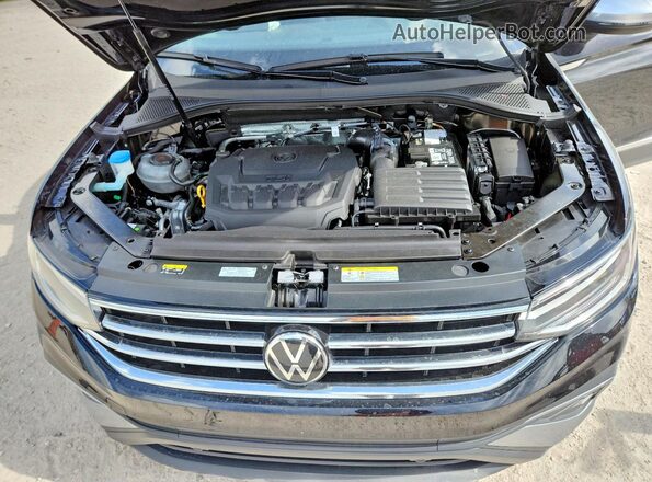 3VV6B7AX5RM210744 2024 VOLKSWAGEN TIGUAN Black Շարժիչի բաժամունքի տեսք