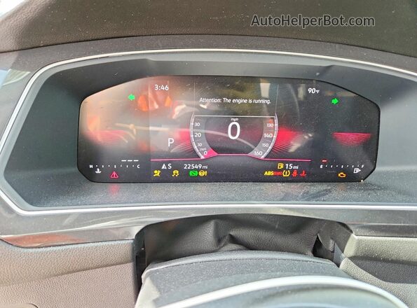 3VV6B7AX5RM210744 2024 VOLKSWAGEN TIGUAN Black Սարքավորումների վահանակի տեսք