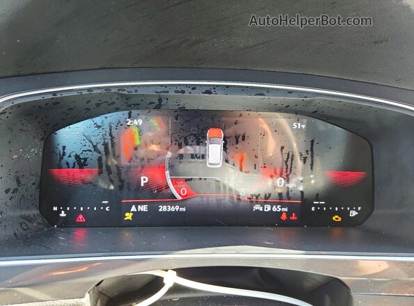 3VV6B7AX7RM213256 2024 VOLKSWAGEN TIGUAN Gray Вид щитка приладів