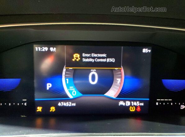3VV8B7AX4NM000445 2022 VOLKSWAGEN TIGUAN Black Instrument cluster view