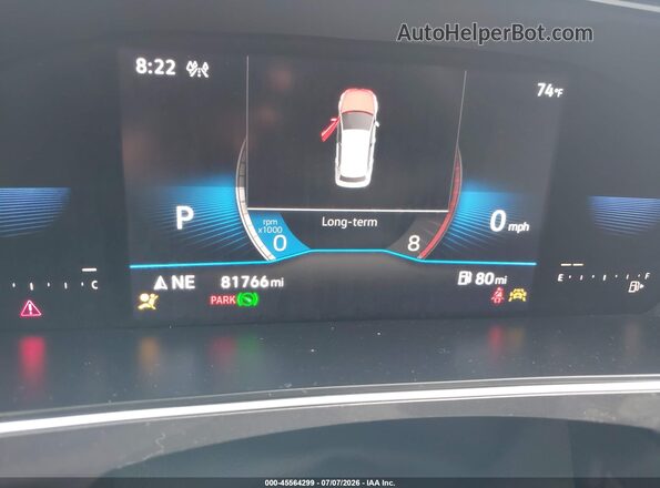 3VV8B7AX4NM087084 2022 VOLKSWAGEN TIGUAN Black Вид задніх сидінь