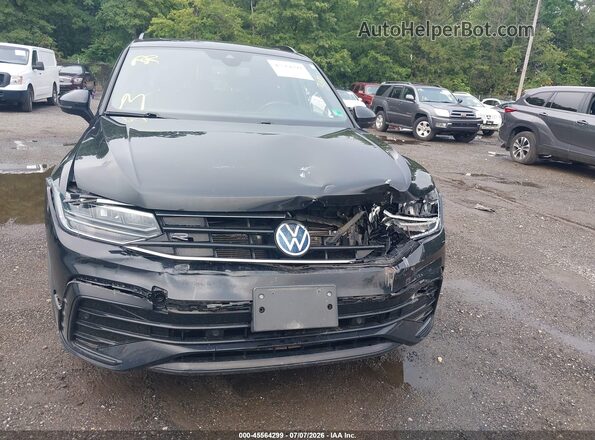 3VV8B7AX4NM087084 2022 VOLKSWAGEN TIGUAN Black Вид щитка приладів