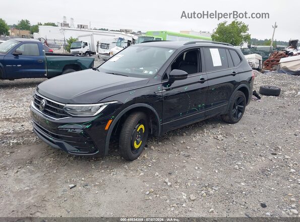3VV8B7AX5PM015507 2023 VOLKSWAGEN TIGUAN Black წინა მარცხენა ხედი სამი მეოთხედიდან
