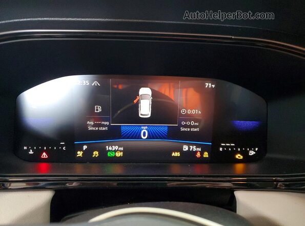 3VV8C7B27TM009282 2026 VOLKSWAGEN TAOS Черный Вид щитка приборов