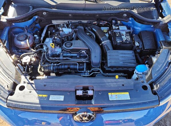 3VV8C7B2XSM051539 2025 VOLKSWAGEN TAOS Blue Engine compartment view