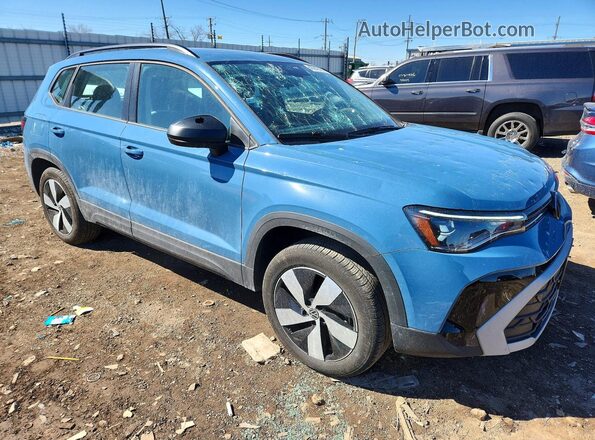 3VV8C7B2XSM051539 2025 VOLKSWAGEN TAOS Blue Front right