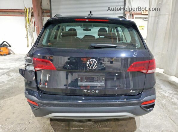 3VV8X7B26RM057501 2024 VOLKSWAGEN TAOS Black Հետևի տեսք
